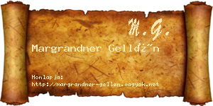 Margrandner Gellén névjegykártya